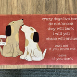 Crazy Dog Doormat
